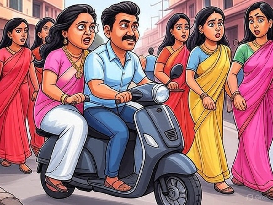Chain-Snatching Spree Busted: Delhi Police Arrest Husband-Wife Duo Using Stolen Scooter for Citywide Gold Thefts