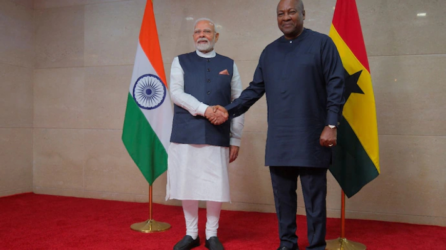 PM Modi’s Africa Tour Begins in Ghana: A Strategic Push to Strengthen India-Africa Trade and Tech Ties