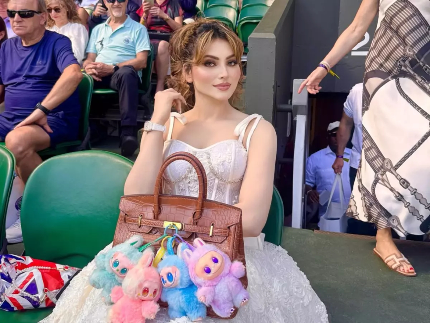 Urvashi Rautela Turns Heads at Wimbledon with Bold Labubu-Doll Statement