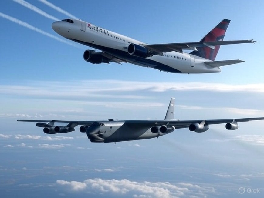 Close Call at 30,000 Feet: Delta Pilot’s Aggressive Maneuver to Avoid B-52 Bomber Sparks Global Concern