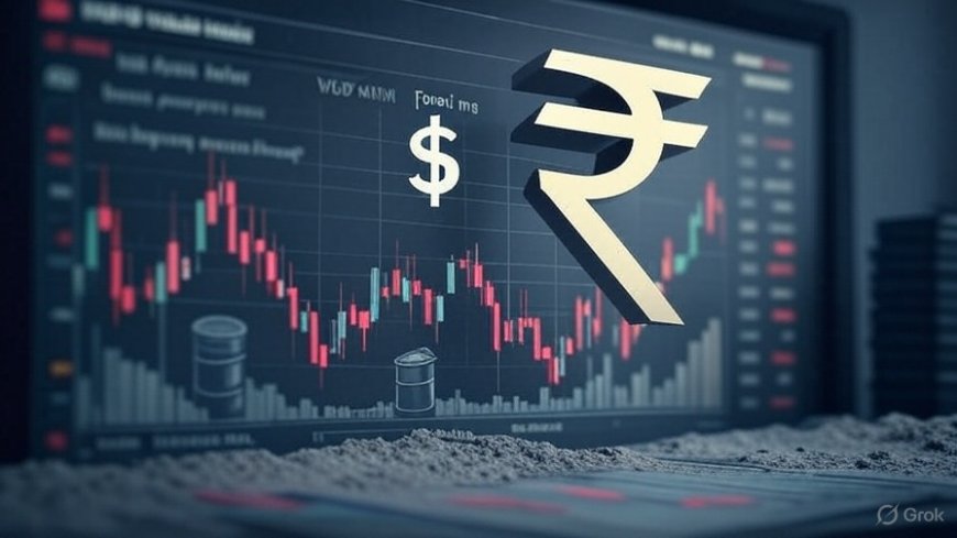 Rupee Slips Toward One-Month Low as Stronger Dollar and Weak Inflows Fuel Currency Pressures