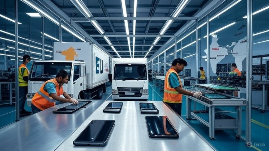 India’s Mobile Manufacturing Boom Propels Electronics Exports, Challenging China’s Dominance