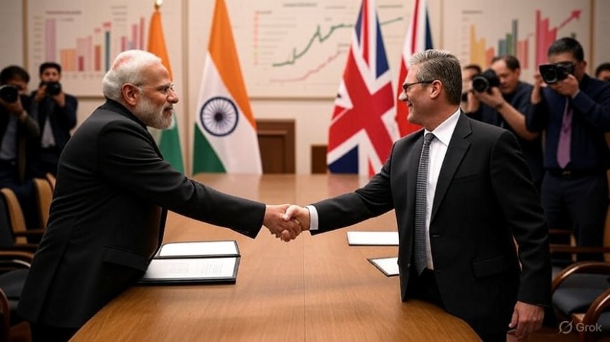 India and UK Seal Historic Post-Brexit Trade Pact: A New Era in Strategic Ties Begins