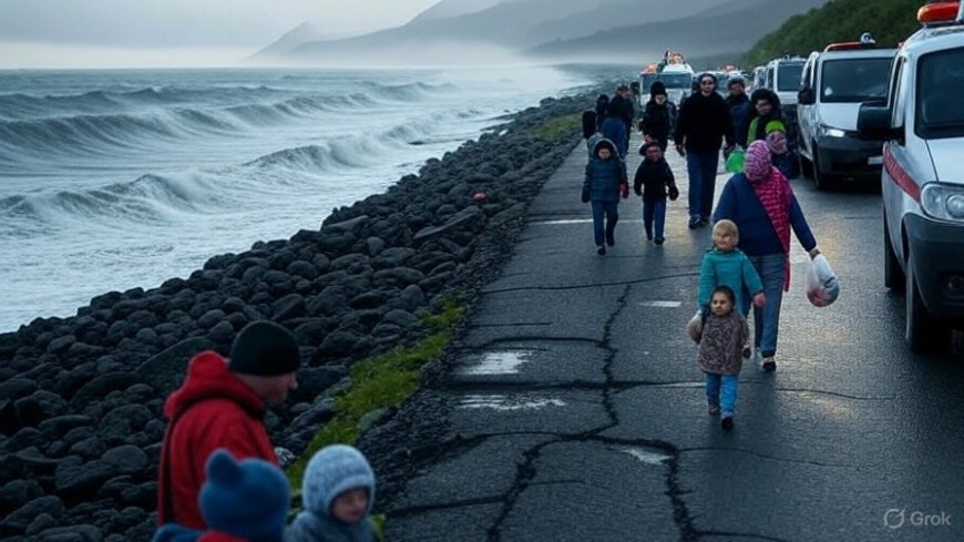 BREAKING: Powerful 8.7 Magnitude Earthquake Strikes Off Russia's Kamchatka Coast — Tsunami Waves Recorded, Evacuations Ordered