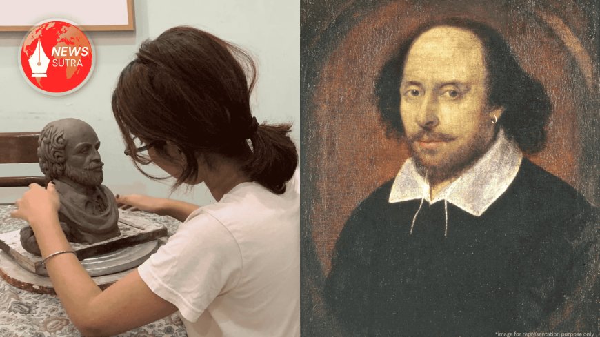 Crafting the Bard: Delhi Student’s Shakespeare Sculpture Stuns the Internet