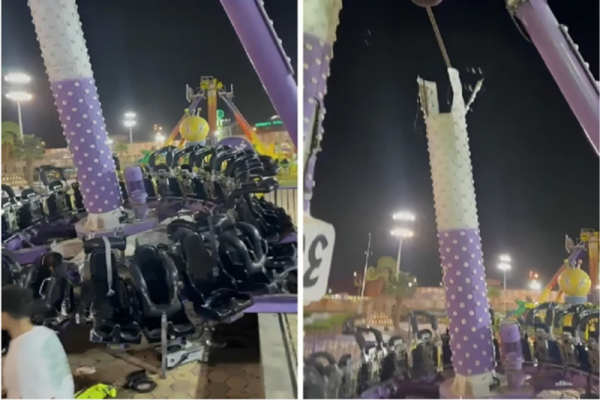 Pendulum Ride Collapse in Taif: Over 20 Injured as Green Mountain Park Shut Down Amid Probe