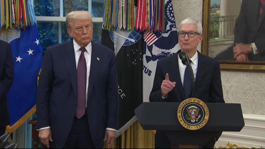 Apple and White House Seal $100 Billion Manufacturing Deal, Marking Historic U.S. Investment Surge