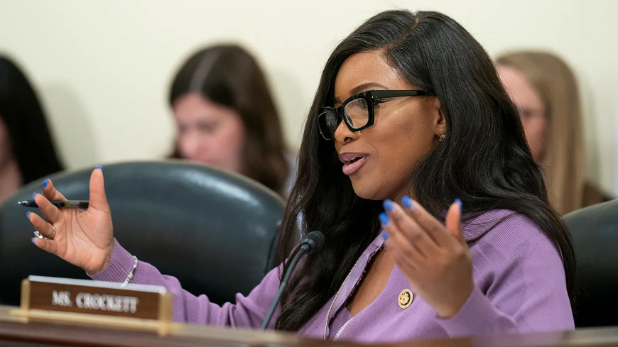 Rep. Jasmine Crockett Warns of Democratic Erosion, Calls Out Project 2025, and Shares Personal Toll of Resistance