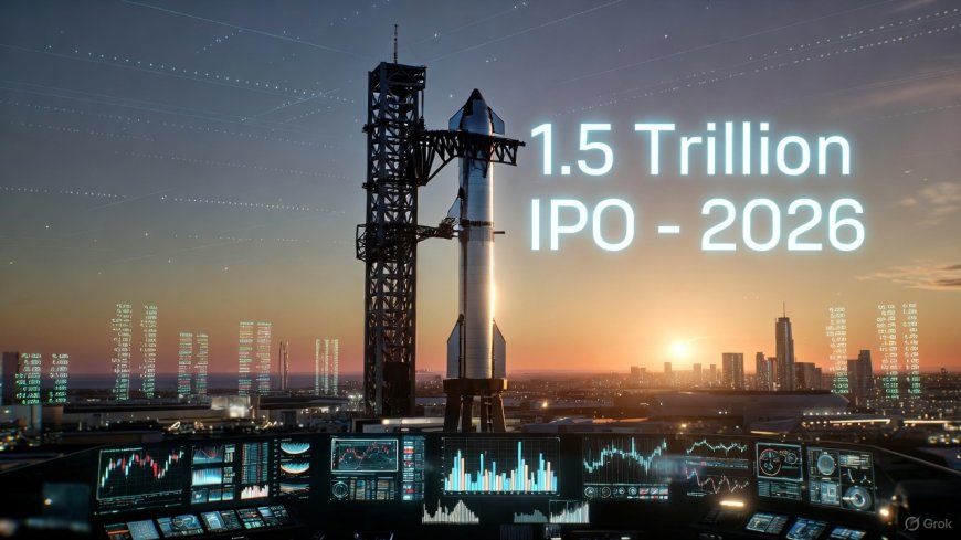SpaceX Targets a $1.5 Trillion IPO in 2026 — Setting the Stage for the Biggest Market Debut in History